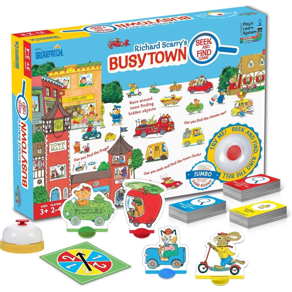 Richard Scarry's Busytown Seek and Find Game, Based on Early Reader Books for Pr